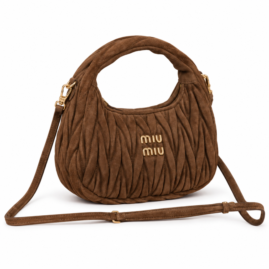 Miu Miu Leather Crossbody Bag 23 cm