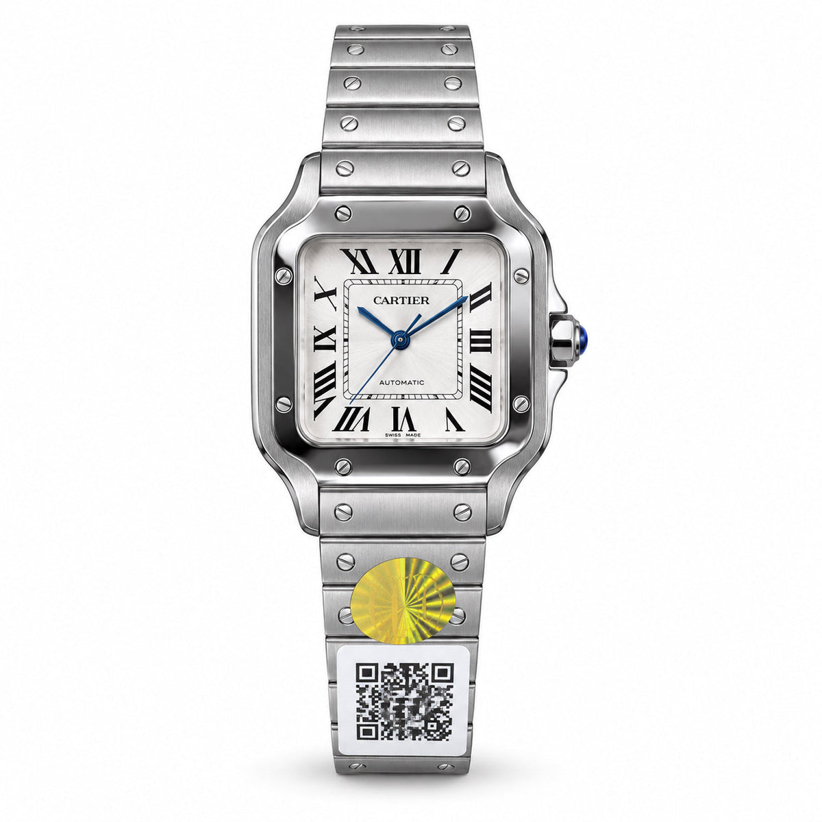 Cartier Santos Automatic Stainless Steel Watch