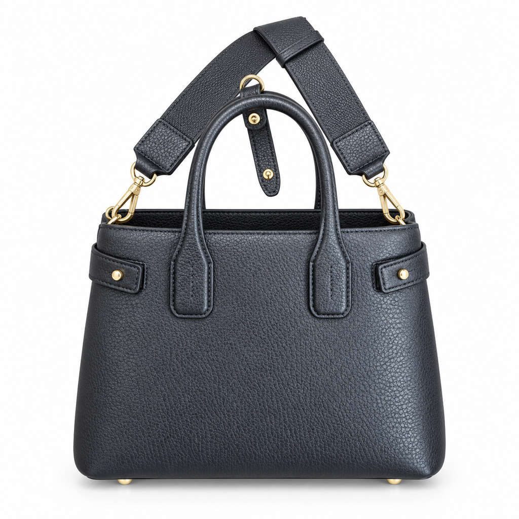 Burberry Noir Top Handle Tote