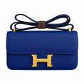 Hermès Constance 26 Bleu Electrique Chevre GHW